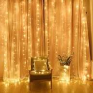 CORTINA DE LUCES LED DECORATIVAS 3x3M
